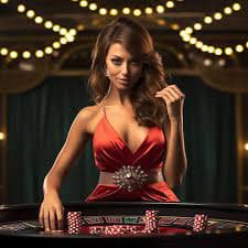 Studio broadcast HD protogel dengan dealer profesional di meja permainan Mega Moolah